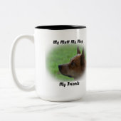 Meine Tasse Mutt meine Freunde. (Links)