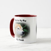 Meine Tasse Mutt meine Freunde. (Vorderseite Links)