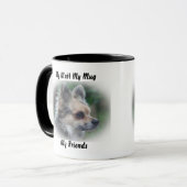 Meine Tasse Mutt meine Freunde. (Vorderseite Links)