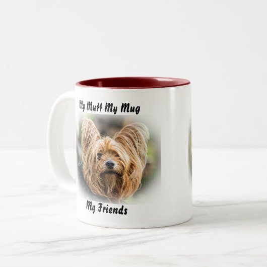 Meine Tasse Mutt meine Freunde. (Vorderseite Links)