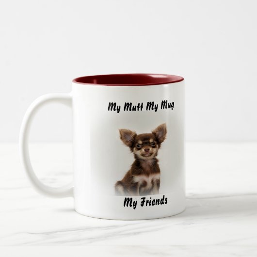 Meine Tasse Mutt meine Freunde. (Links)
