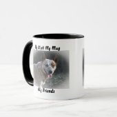 Meine Tasse Mutt meine Freunde. (Vorderseite Links)