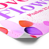 Meine Tasse überflutet Boho Christlich Teen Girl W Poster (Ecke)