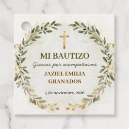 Meine Taufe Favor Tags Personalisierte Taufe  Geschenkanhänger