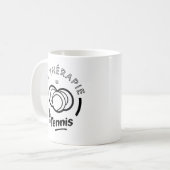 Meine Tennistherapie Kaffeetasse (Vorderseite Links)
