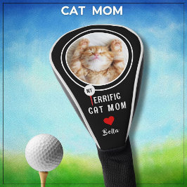 Meine Terrific Cat Mama Personalisiert Golfer Foto Golf Headcover