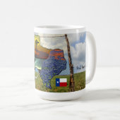 Meine Texas-personalisierte Kaffee-Tasse Kaffeetasse (VorderseiteRechts)