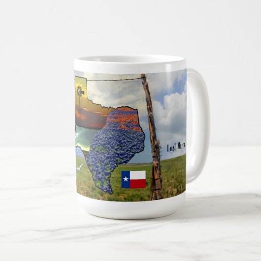Meine Texas-personalisierte Kaffee-Tasse Kaffeetasse (VorderseiteRechts)