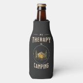 Meine Therapie ist Camping Flaschenkühler (Flaschenvorderseite)