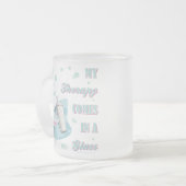 MEINE THERAPIE KOMMT IN EIN GLAS! MATTGLASTASSE (Vorderseite Links)