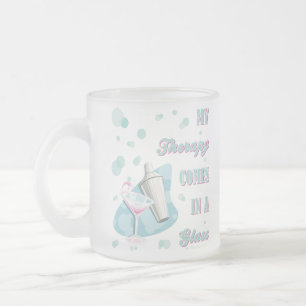 MEINE THERAPIE KOMMT IN EIN GLAS! MATTGLASTASSE