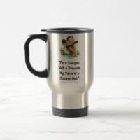 "Meine Tiara ist ein Cowgirl-Hut" Tasse
