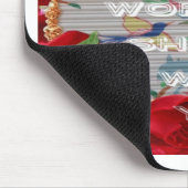 Meine Tierwelt: Schönes Baum- und Vogeldesign Mousepad (Ecke)