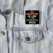 Meine Tochter im Jura ist mein liebstes Kind Button (Beispiel)