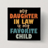 Meine Tochter im Jura ist mein liebstes Kind Button (Vorderseite)