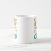 Meine Tochter im Jura ist mein liebstes Kind Kaffeetasse (Mittel)