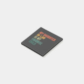 Meine Tochter im Jura ist mein liebstes Kind-Retro Post-it Klebezettel (angewinkelt)