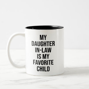Meine Tochter im Jura ist mein liebstes Kind Zweifarbige Tasse