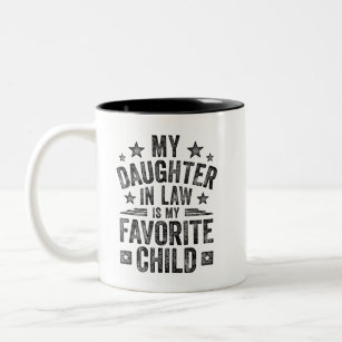Meine Tochter im Jura ist mein liebstes Kind Zweifarbige Tasse