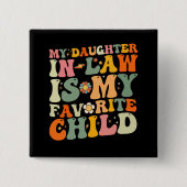 Meine Tochter im Jura ist meine liebste Kindergrup Button (Vorderseite)