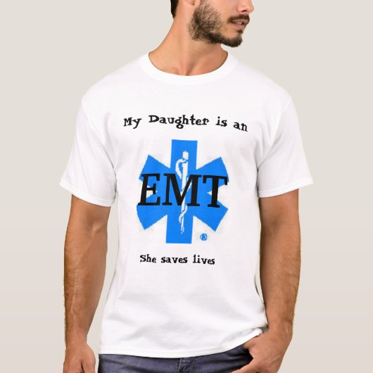 Meine Tochter ist ein EMT T-Shirt (Vorderseite)