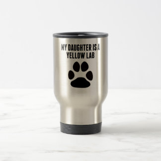 Meine Tochter ist ein gelber Labrador Reisebecher