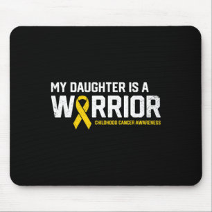 Meine Tochter ist ein Krieger-Kinderkrebserlebnis Mousepad