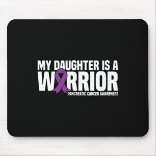 Meine Tochter ist ein kriegerisches Bauchspeicheld Mousepad
