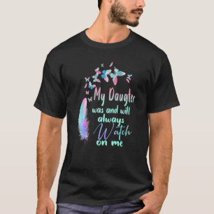 Meine Tochter ist mein Schutzengel im Himmel Verlo T-Shirt