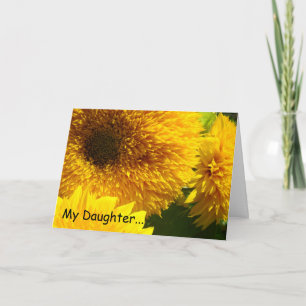 Meine Tochter ist mein Sonnenschein! Grußkarten ge Karte