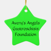 Meine Tochter ist meine Held-Verzierung Keramik Ornament (Hinten)