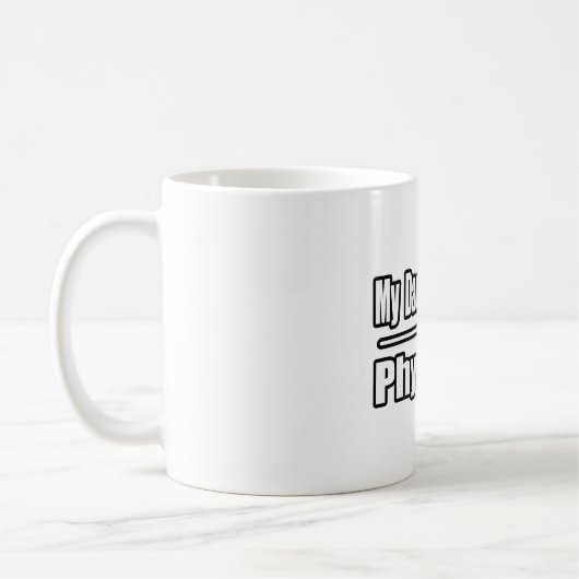 Meine Tochter ist Physikerin Kaffeetasse (Links)