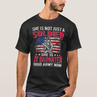 Meine Tochter ist Soldat der Mama Militär der Held T-Shirt