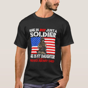 Meine Tochter ist Soldat des Vaters der Proud-Arme T-Shirt