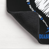 Meine Tochter kämpft gegen Typ 1 Diabetes Mousepad (Ecke)