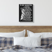 Meine Tochter Leinwanddruck (Insitu (Schlafzimmer))