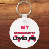 Meine Tochter Liebe Schlüsselanhänger (Vorderseite)