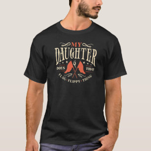 Meine Tochter macht diese Fahne, was ein Farbtupfe T-Shirt
