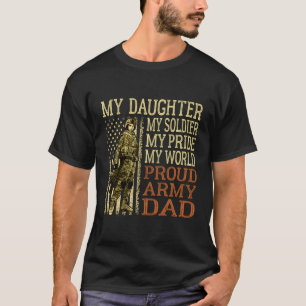 Meine Tochter, mein Soldat Helden Proud Army Vater T-Shirt