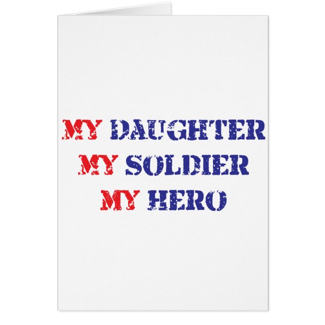 Meine Tochter, mein Soldat, mein Held (Vorne)