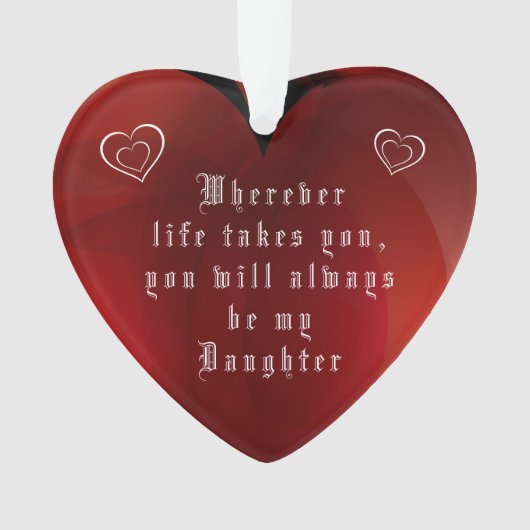 MEINE TOCHTER ORNAMENT (Vorderseite)