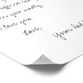 Meine Tochter Poster (Ecke)