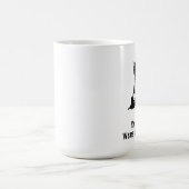 Meine Tochter trägt Kampf-Stiefel Kaffeetasse (Mittel)