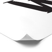 Meine Tochter wird genau wie ich Poster (Ecke)