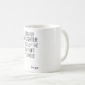 Meine Tochter zu sein ist wirklich das einzige Ges Kaffeetasse (VorderseiteRechts)