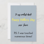 Meine Tools oder meine Tochter Funny Meme nicht To Einladung (Rückseite)