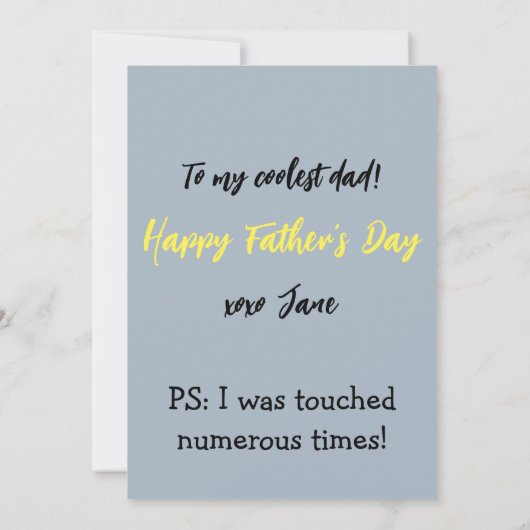 Meine Tools oder meine Tochter Funny Meme nicht To Einladung (Rückseite)