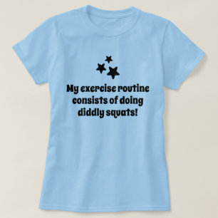 Meine Trainingsroutinestars scherzen T-Shirt