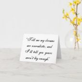 Meine Träume Karte (Gelbe Blume)