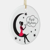 Meine Träume Keramik Ornament (Rechts)
